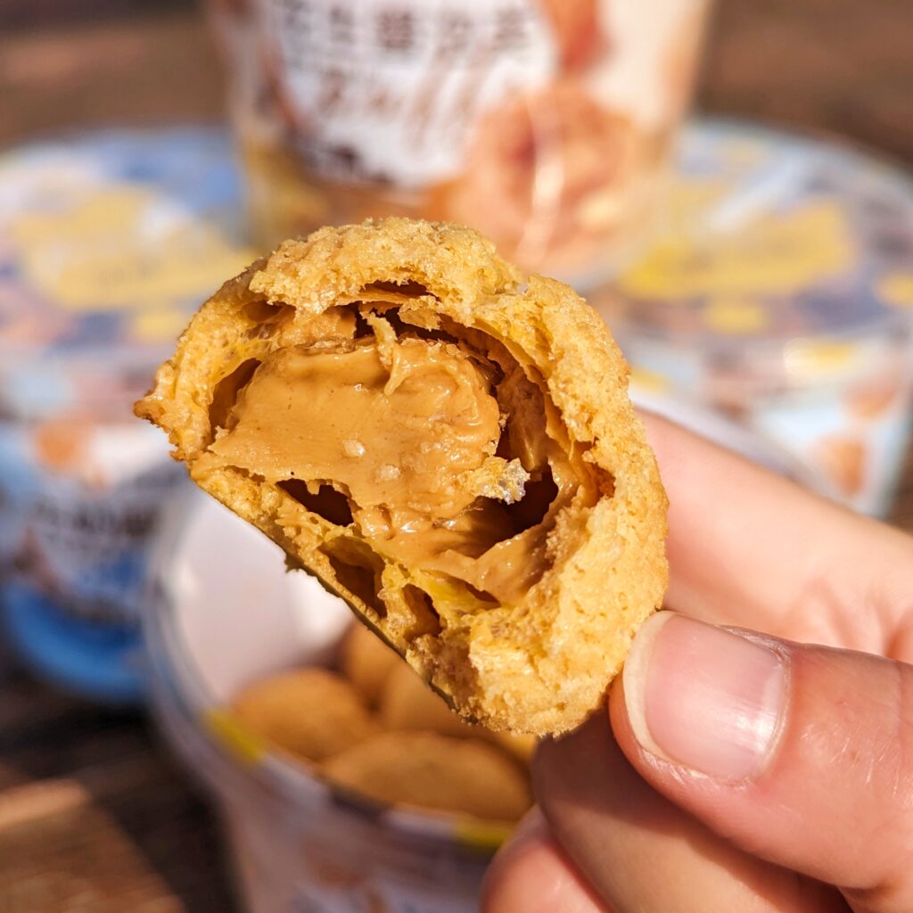 甜點禮盒｜興麥蛋捲必吃推薦！的牛奶醬菠蘿泡芙、花生醬菠蘿泡芙，卡滋卡滋，口感直接擄獲你，成為泡芙控的忠實粉絲。