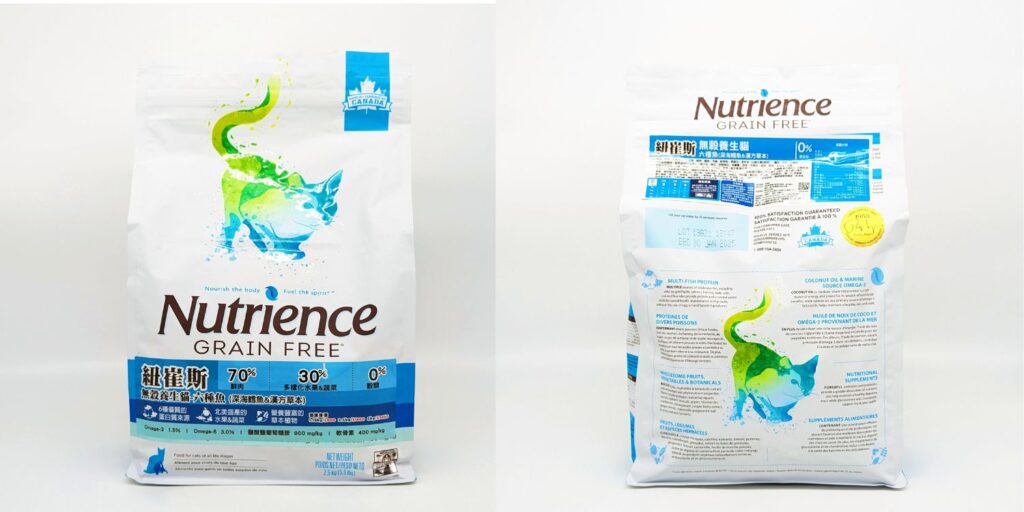 貓咪開箱｜八犬寵物｜2024飼料推薦-Nutrience紐崔斯「無穀養生貓-六種魚(深海鱈魚&漢方草本)」貓飼料開箱囉