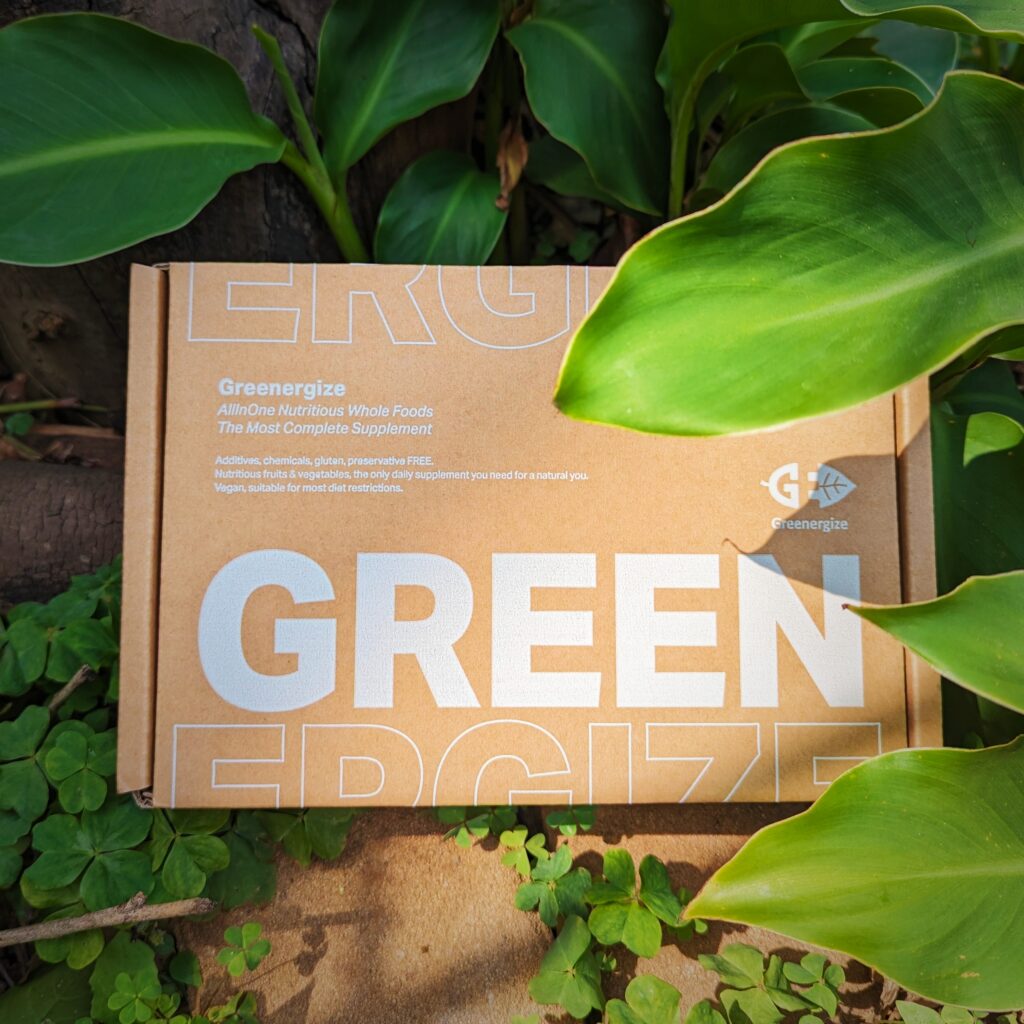 健康開箱｜Greenergize綠量評價｜Super Green超級食物，一包補足每日蔬果所需，隨身帶著走，忙碌上班族、學生族群的營養攝取好幫手！