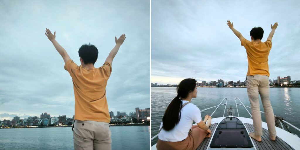 淡水八里一日遊推薦約會行程｜新北與眾不同的約會行程｜淡水老街、八里渡船頭淡水河遊艇自駕(海翼遊艇俱樂部) 享受淡水海風，瘋狂打卡，一日船長超有趣