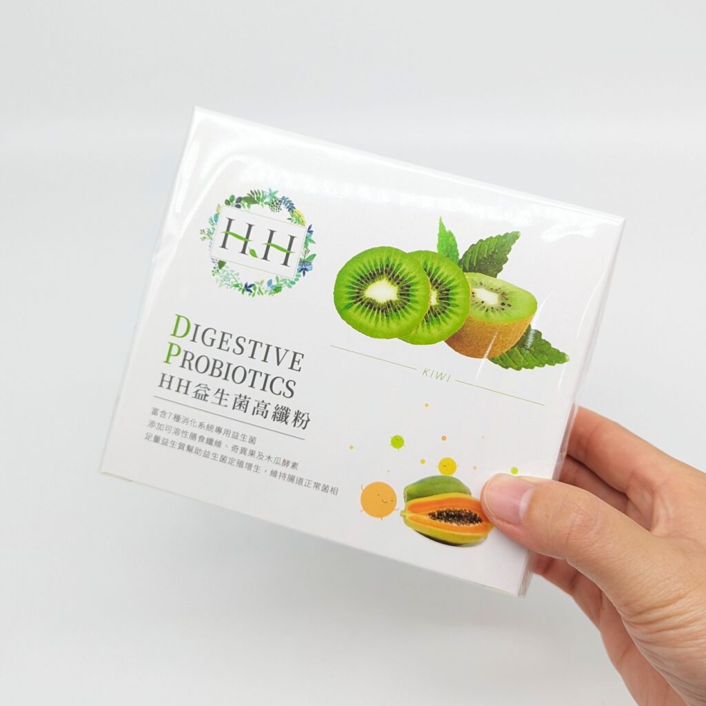 保健食品｜HH Herb & Health｜超順口的 HH 益生菌高纖粉，奇異果味道酸甜又好吃。外食族的好夥伴，嗯嗯有感，天天好順暢