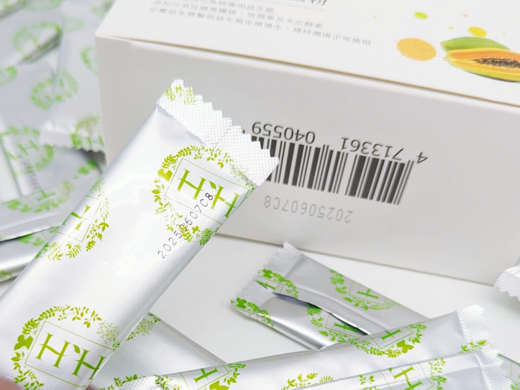 保健食品｜HH Herb & Health｜超順口的 HH 益生菌高纖粉，奇異果味道酸甜又好吃。外食族的好夥伴，嗯嗯有感，天天好順暢
