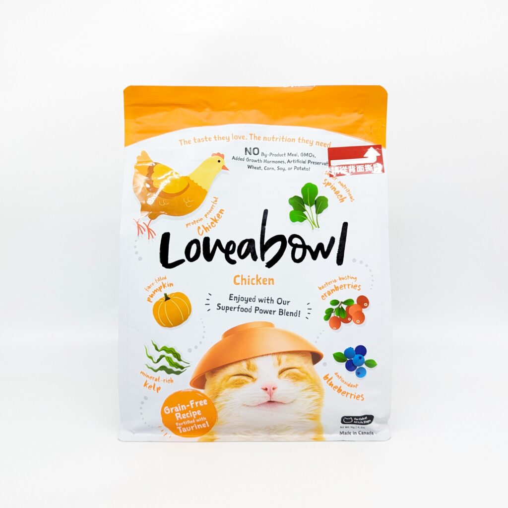 貓咪飼料｜囍碗Loveabowl｜來自加拿大的 天然無穀寵糧推薦：挑食貓好滿足的海陸饗宴無穀飼料，小顆好入口，小型貓咪也能大口吃