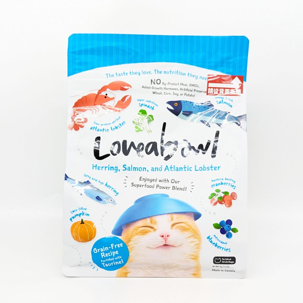 貓咪飼料｜囍碗Loveabowl｜來自加拿大的 天然無穀寵糧推薦：挑食貓好滿足的海陸饗宴無穀飼料，小顆好入口，小型貓咪也能大口吃
