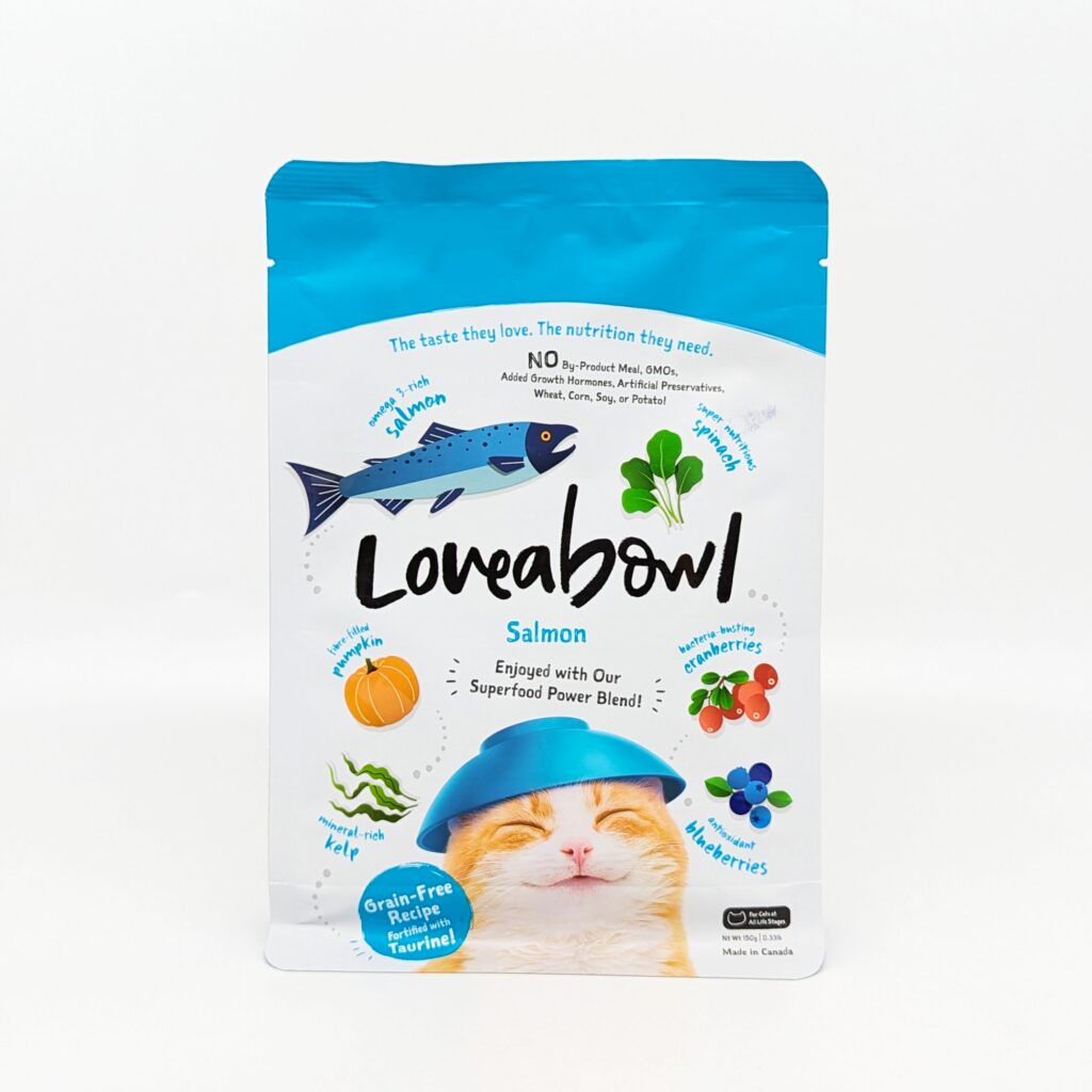 貓咪飼料｜囍碗Loveabowl｜來自加拿大的 天然無穀寵糧推薦：挑食貓好滿足的海陸饗宴無穀飼料，小顆好入口，小型貓咪也能大口吃
