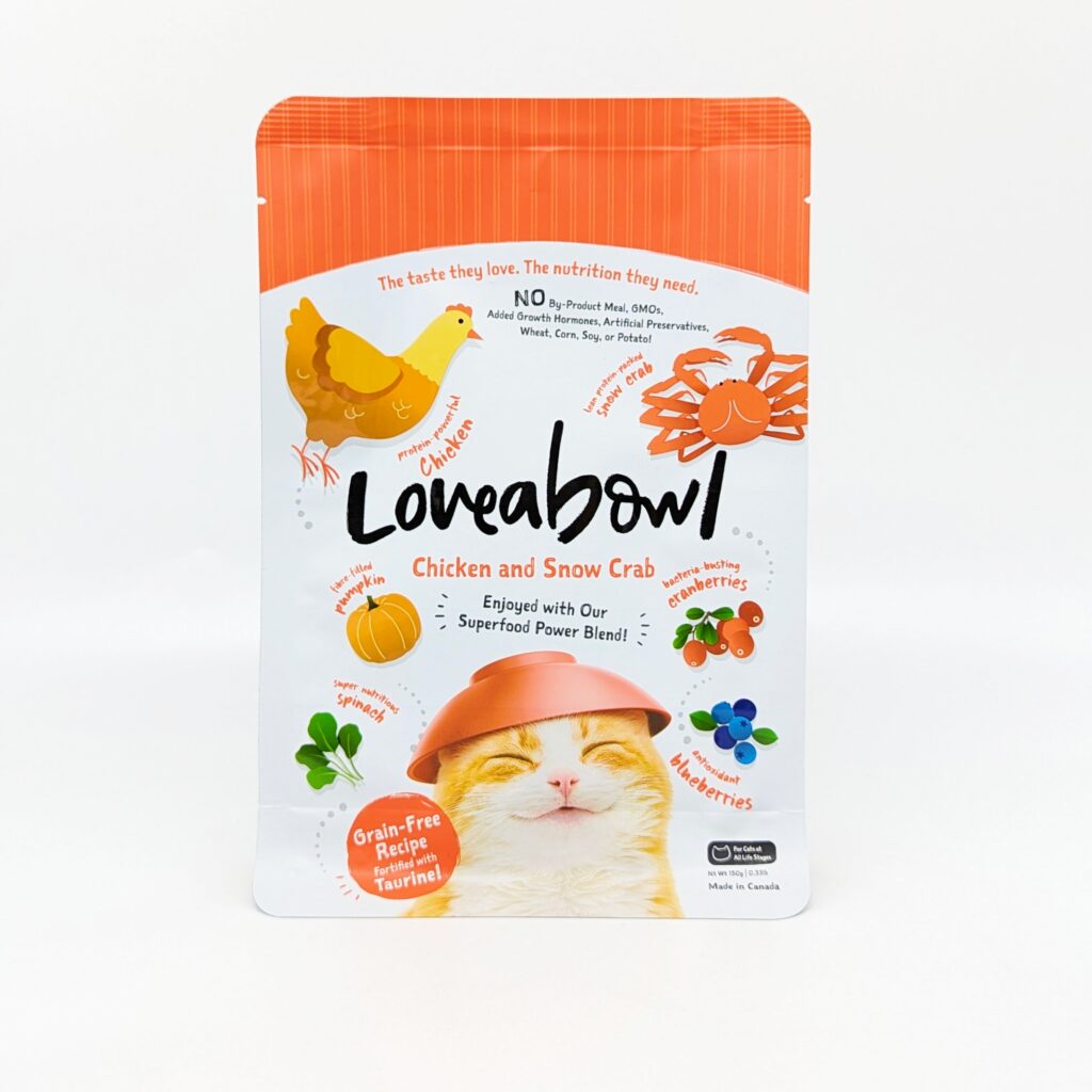 貓咪飼料｜囍碗Loveabowl｜來自加拿大的 天然無穀寵糧推薦：挑食貓好滿足的海陸饗宴無穀飼料，小顆好入口，小型貓咪也能大口吃