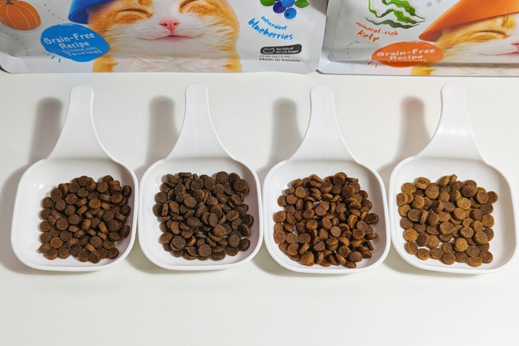 貓咪飼料｜囍碗Loveabowl｜來自加拿大的 天然無穀寵糧推薦：挑食貓好滿足的海陸饗宴無穀飼料，小顆好入口，小型貓咪也能大口吃