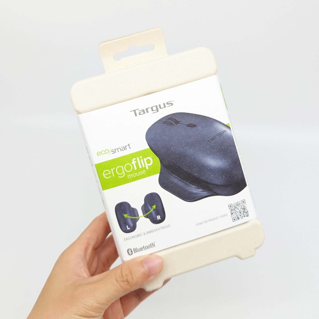 商務工具｜Targus EcoSmart Ergonomic Mouse 左右手翻轉滑鼠，左右手皆宜的環保無線滑鼠，創造出無限可能