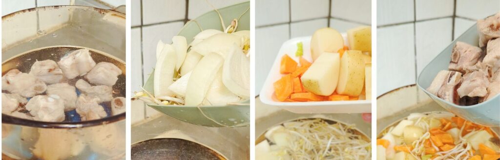 全聯泡菜開箱｜春水良品評價｜全聯必買韓式泡菜 春水堂監製:春水招牌辣醬泡菜、春水招牌辣醬結頭菜，泡菜創意料理（低脂泡菜排骨鮮蔬湯、韓式飯捲）