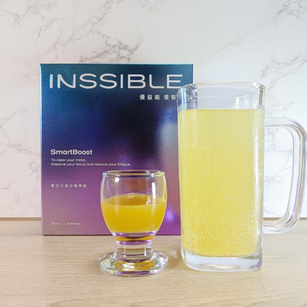 改善睡眠產品開箱｜INSSIBLE優益能｜SmartBoost優智飲，提神配方，快速補充學習能量，專注集中，讓效率事半功倍