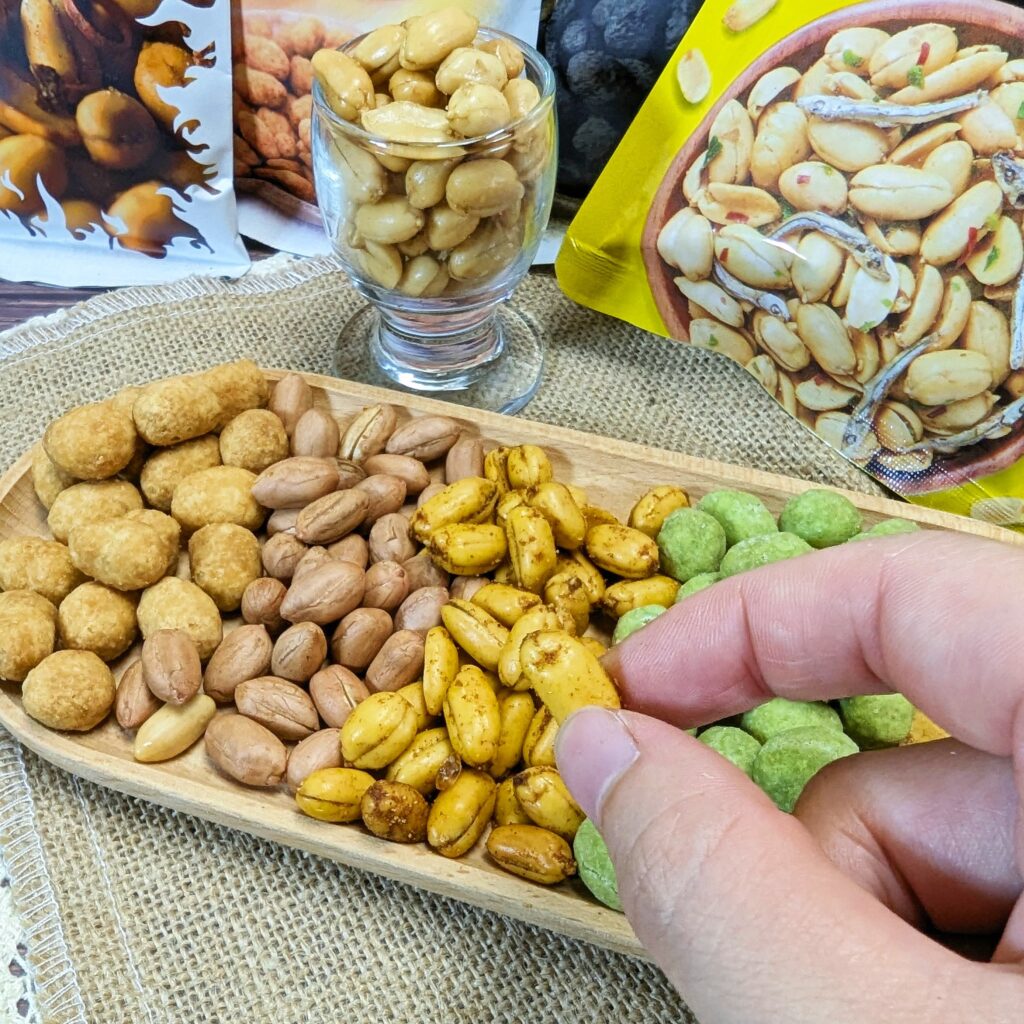好事花生｜冠億食品．家鄉的滋味｜開香台灣老字號品牌，聚會、追劇、喝9必備的傳統零食，一口接一口的好滋味！（蛋酥、竹炭、五香、酥雞、蒜茸、芥末、麻辣、小魚花生）