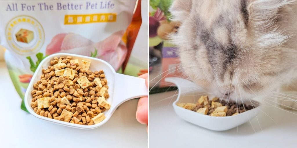 2024貓飼料｜Petlife評價｜挑食貓新選擇MIT主食貓糧：晶饌纖蔬肉糧｜蔬菜凍乾、低敏優穀、益生菌、適口性佳｜AG吃貨