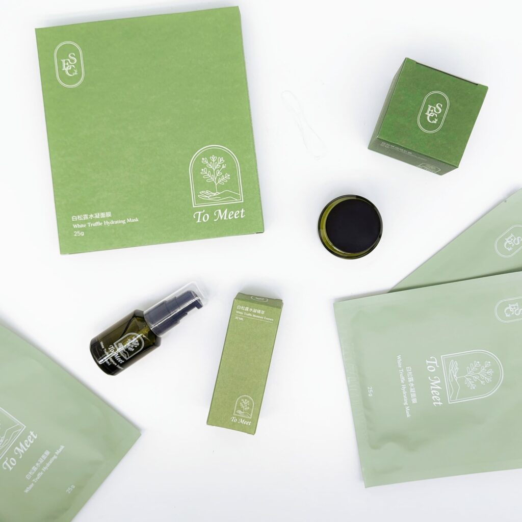 清爽不黏膩保養品開箱｜SEC.care｜高CＰ值的MIT植萃品牌：白松露精萃&面膜&乳霜 三件組，按下時光的暫停鍵-AG吃貨