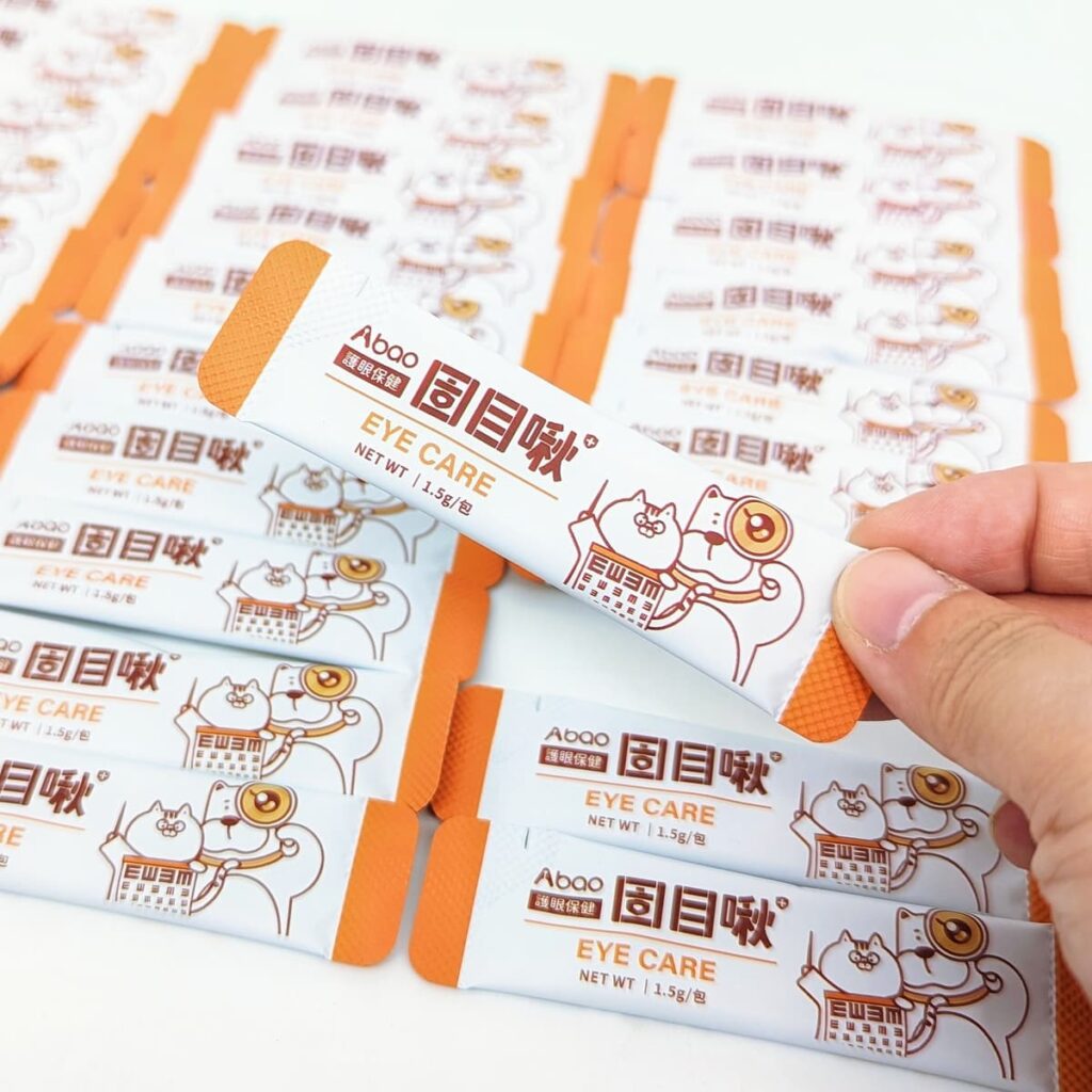 寵物有神保健品開箱｜Abao阿寶｜眼睛保健胜肽固目啾，擺脫淚痕、淚溝，貓咪水亮有神更可愛-AG吃貨