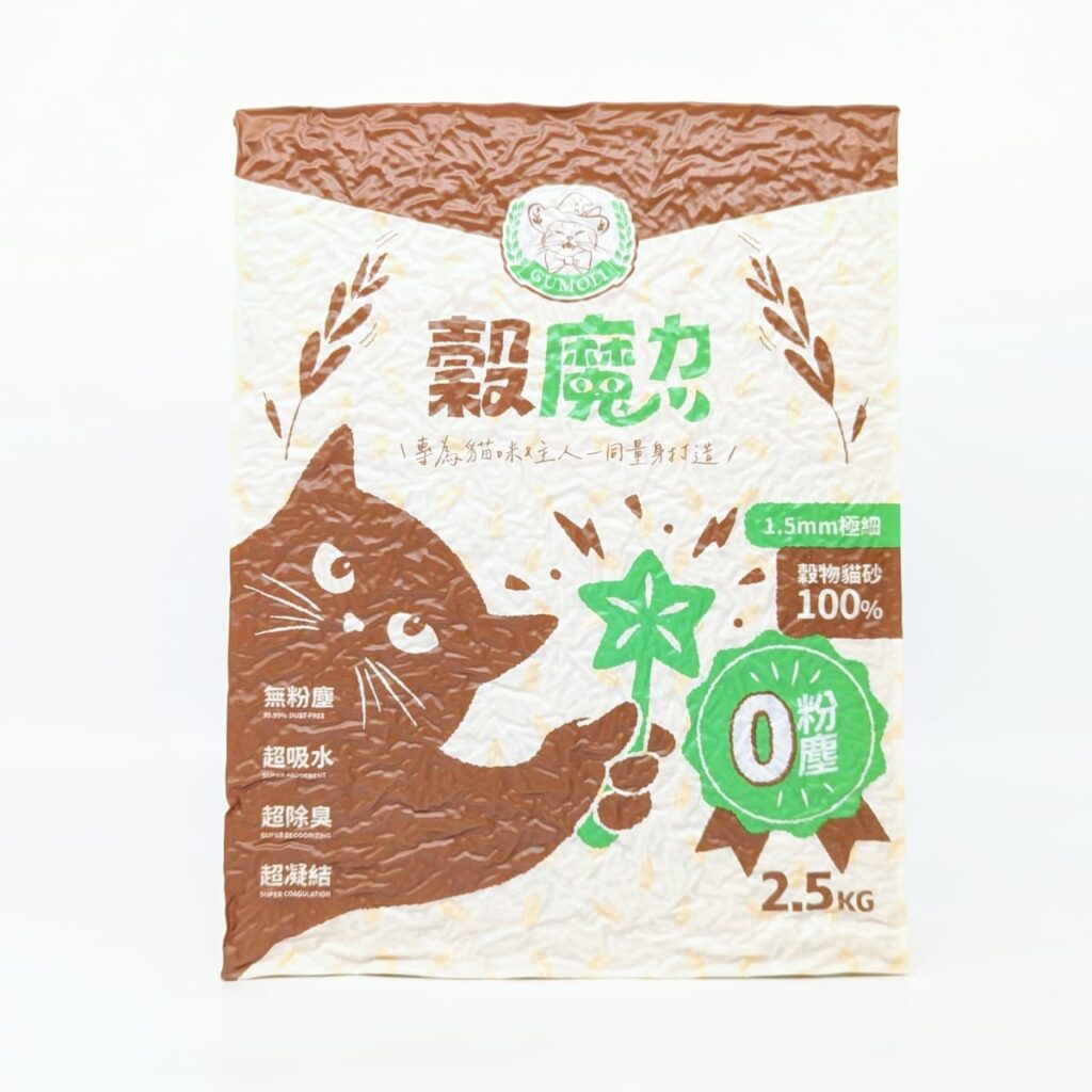 穀物貓砂推薦｜穀魔力｜天然穀物貓砂 ，鏟屎官的懶人貓砂，超人級除臭、超強凝結力-AG吃貨