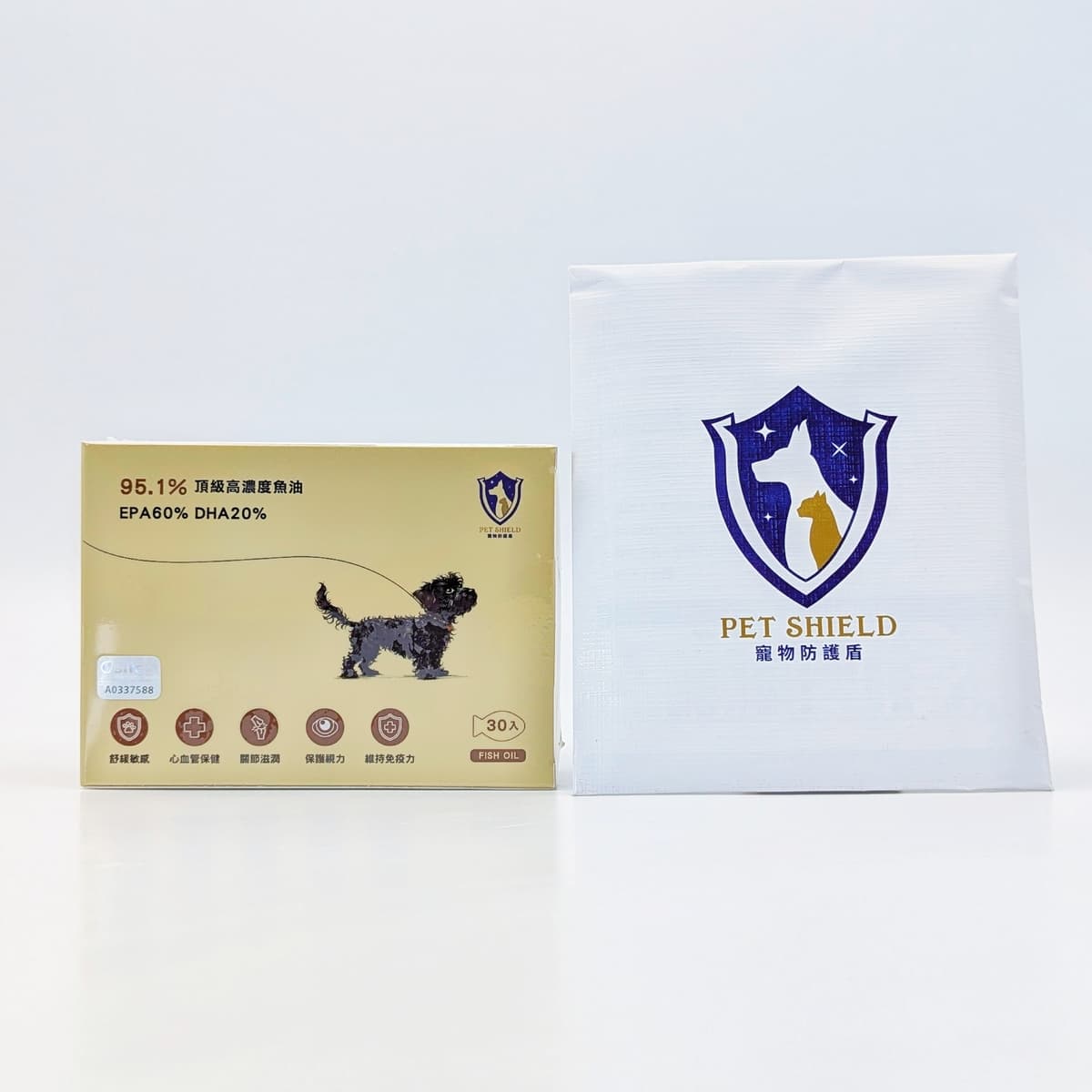 寵物魚油推薦｜寵物防護盾｜ 95.1%頂級高濃度魚油，超過100項專利，吸收率更佳，日日呵護毛孩寶貝-AG吃貨