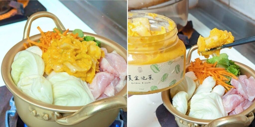 泡菜控必推|泡菜小姐|手工泡菜,黃金系列禮盒開箱:黃金泡菜、黃金海帶絲、黃金海帶唇、黃金玉米筍-AG吃貨