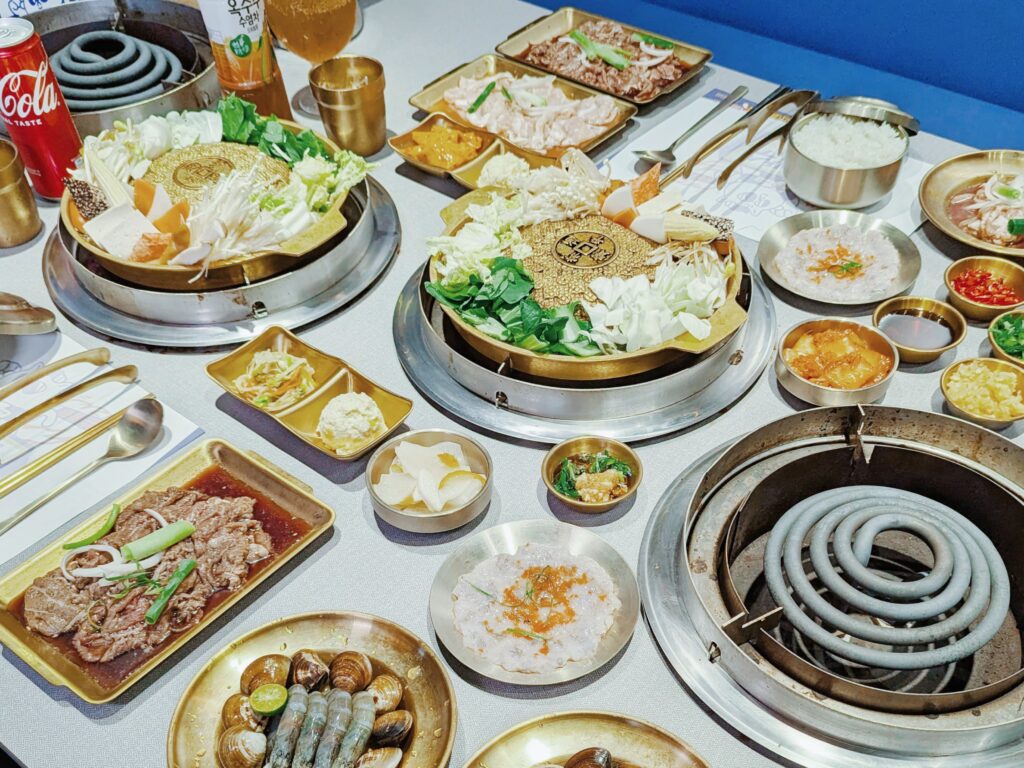 新北樹林｜朴庶韓國銅盤烤肉｜韓式個人燒肉 280元吃起來！築間新品牌，就在樹林秀泰生活-AG吃貨