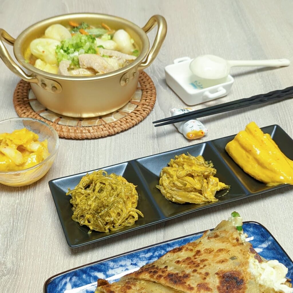 泡菜控必推|泡菜小姐|手工泡菜,黃金系列禮盒開箱:黃金泡菜、黃金海帶絲、黃金海帶唇、黃金玉米筍-AG吃貨