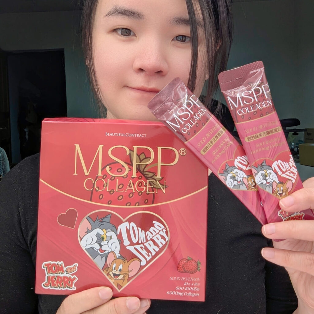 美神契約｜MSPP®超胜肽多元膠原蛋白（草莓牛奶口味）無腥開箱：讓「莓」好時光與Q彈澎潤同步升級！AG吃貨
