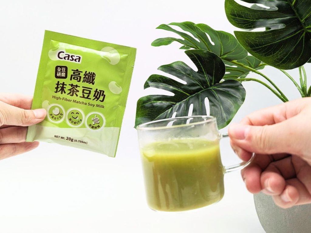 全聯新品開箱｜CASA高纖濃醇豆奶、高纖抹茶豆奶，辦公室&早餐的完美夥伴-AG吃貨