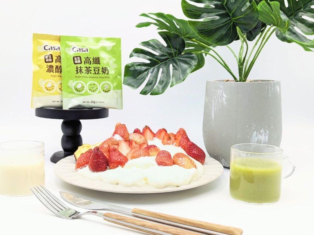 全聯新品開箱｜CASA高纖濃醇豆奶、高纖抹茶豆奶，辦公室&早餐的完美夥伴-AG吃貨