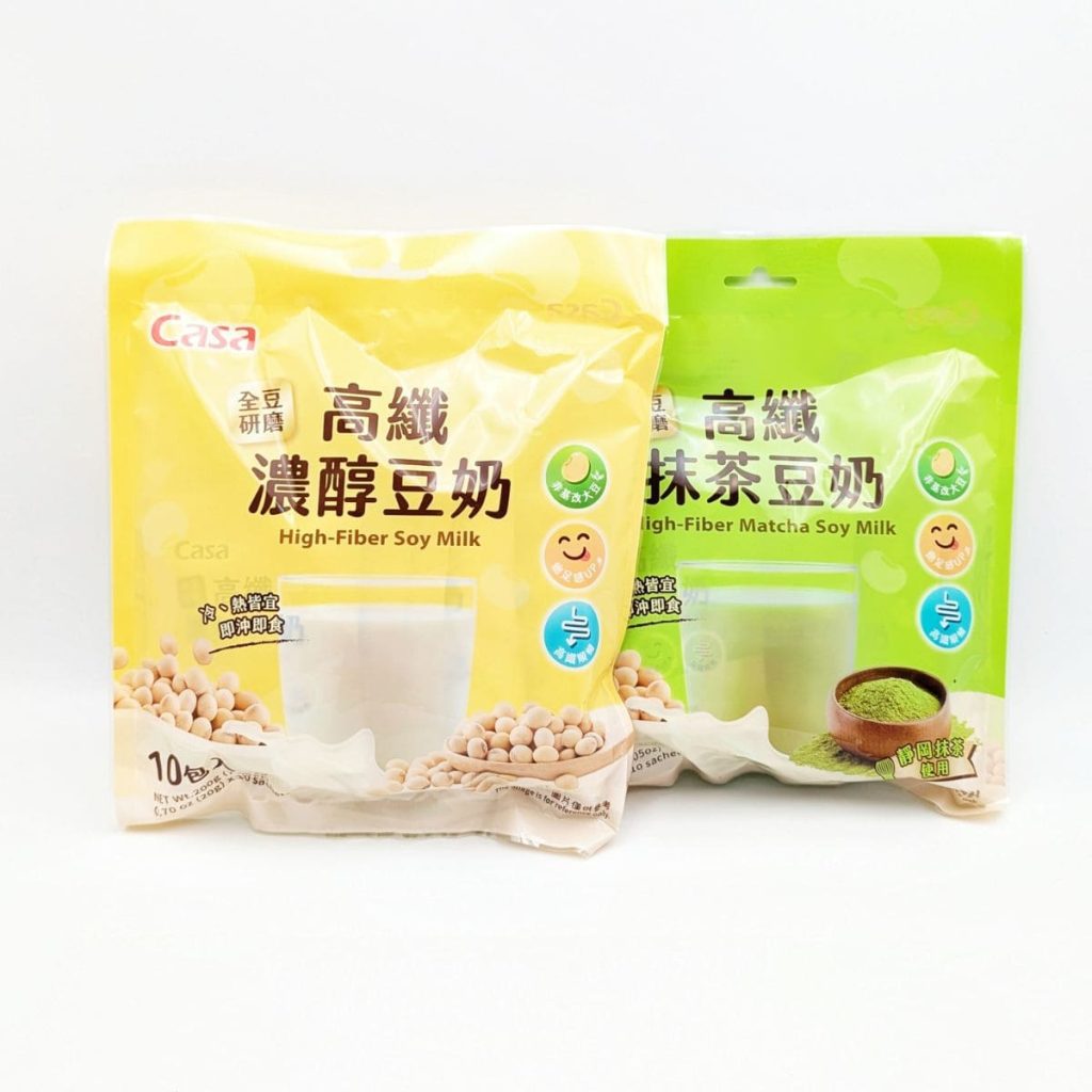 全聯新品開箱｜CASA高纖濃醇豆奶、高纖抹茶豆奶，辦公室&早餐的完美夥伴-AG吃貨