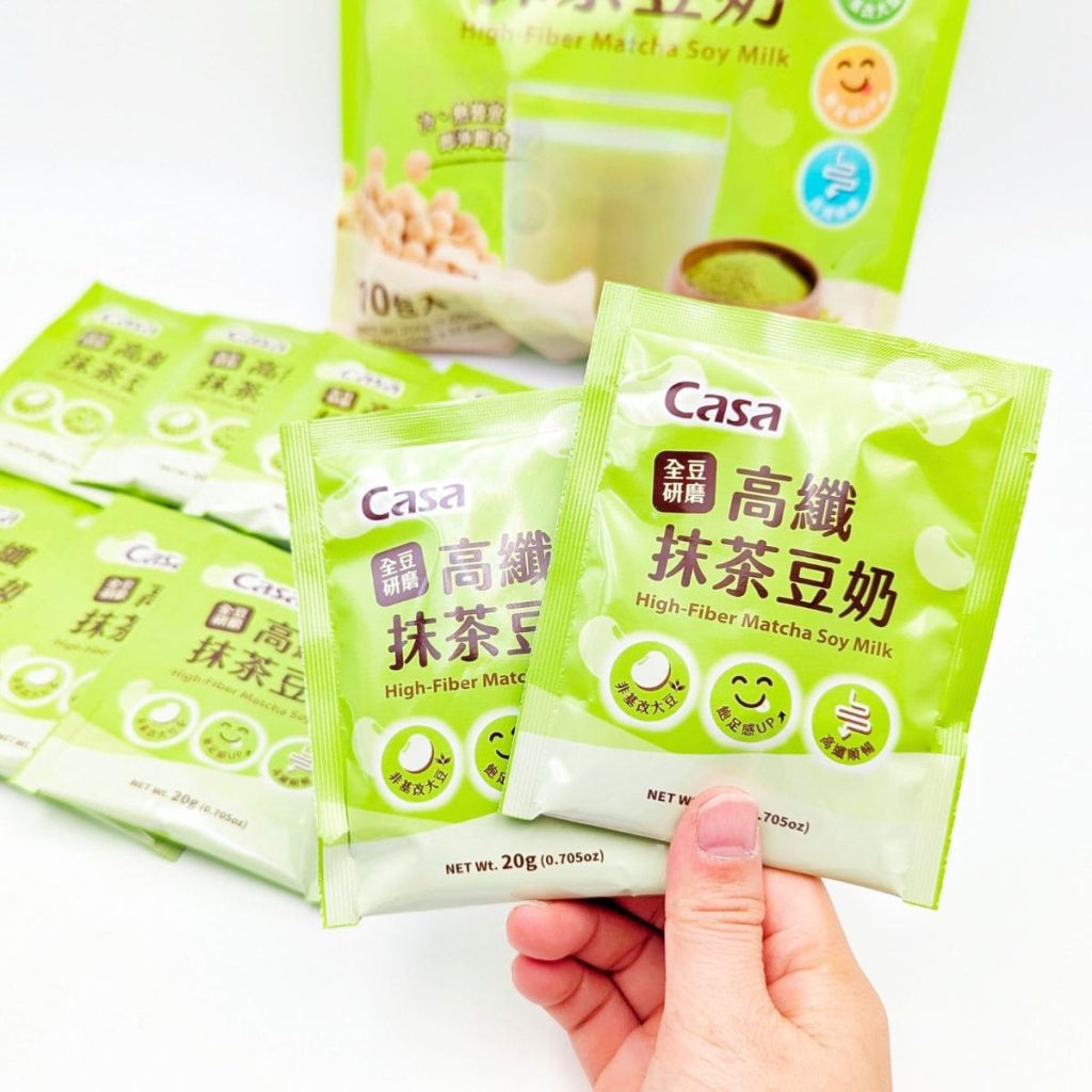 全聯新品開箱｜CASA高纖濃醇豆奶、高纖抹茶豆奶，辦公室&早餐的完美夥伴-AG吃貨