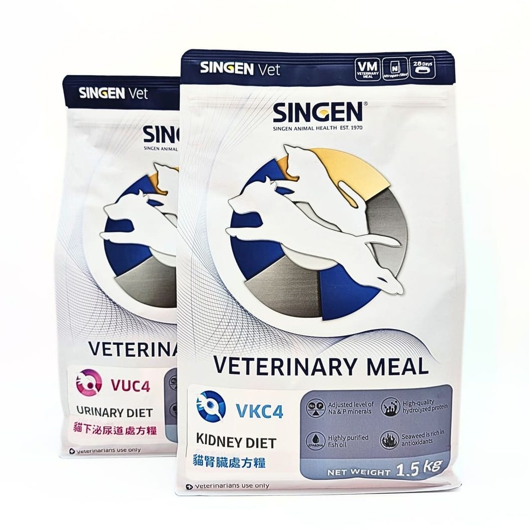 貓飼料開箱｜50年台灣品牌：信元發育寶三款處方糧推薦清單｜SEC36（情緒舒緩方針）、VUC4（貓下泌尿道處方糧）、VKC4（貓腎臟處方糧）-AG吃貨