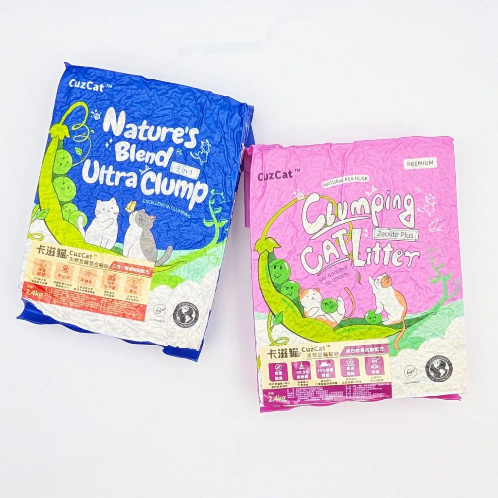 貓砂推薦｜CuzCat卡滋貓豆腐砂｜開箱實測：貓奴關心的那些小事（耐臭、分解、凝結...) AG吃貨