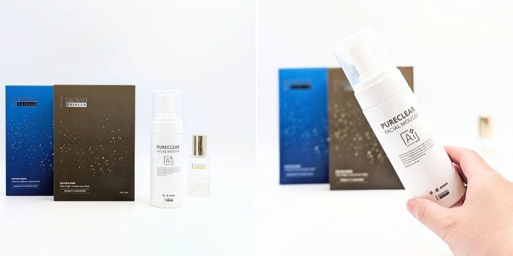 SHINNO星諾科技護膚新開箱｜30+敏感肌的AI智能潔面慕斯體驗！我的AI洗面乳開箱心得分享-AG吃貨