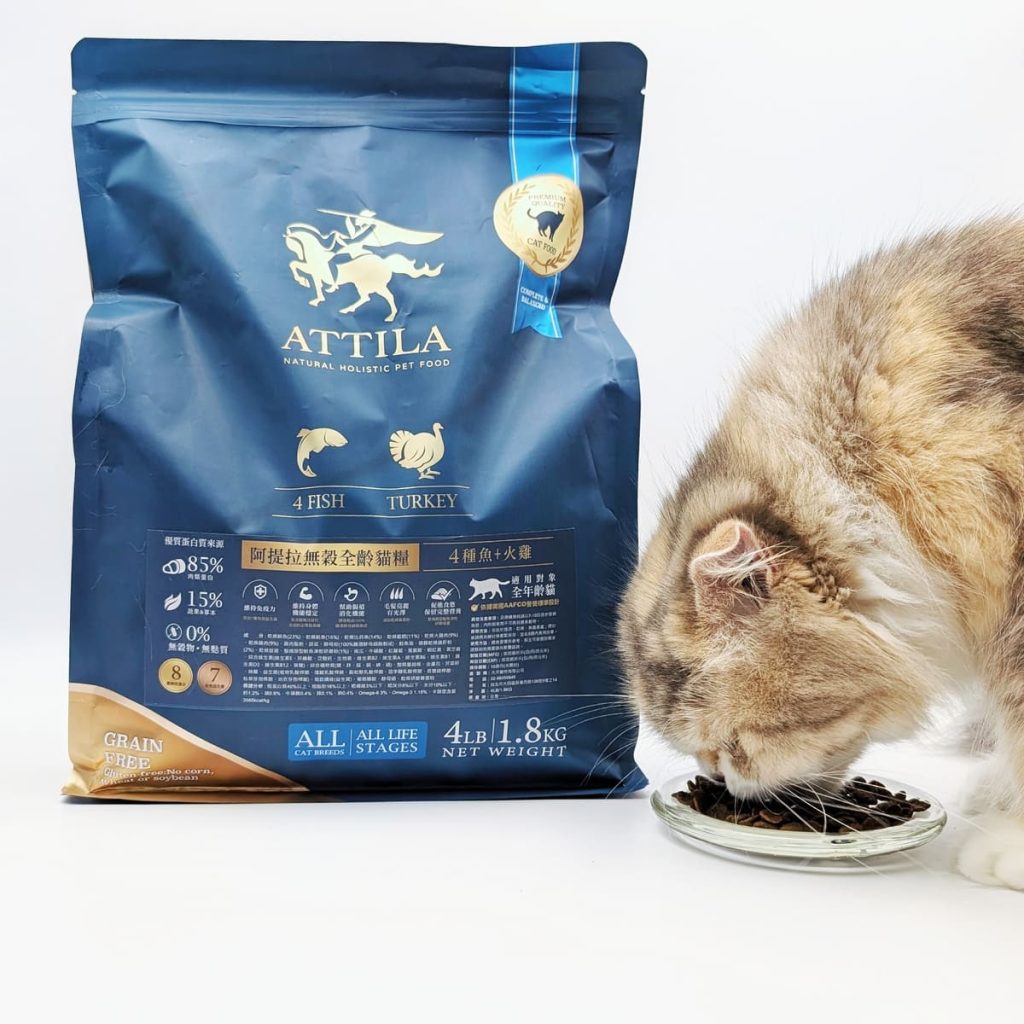 ATTILA貓飼料評價｜挑嘴貓也難敵這一口！12歲貓皇吃上癮的阿提拉貓飼料開箱，無穀貓飼料推薦大公開-AG吃貨