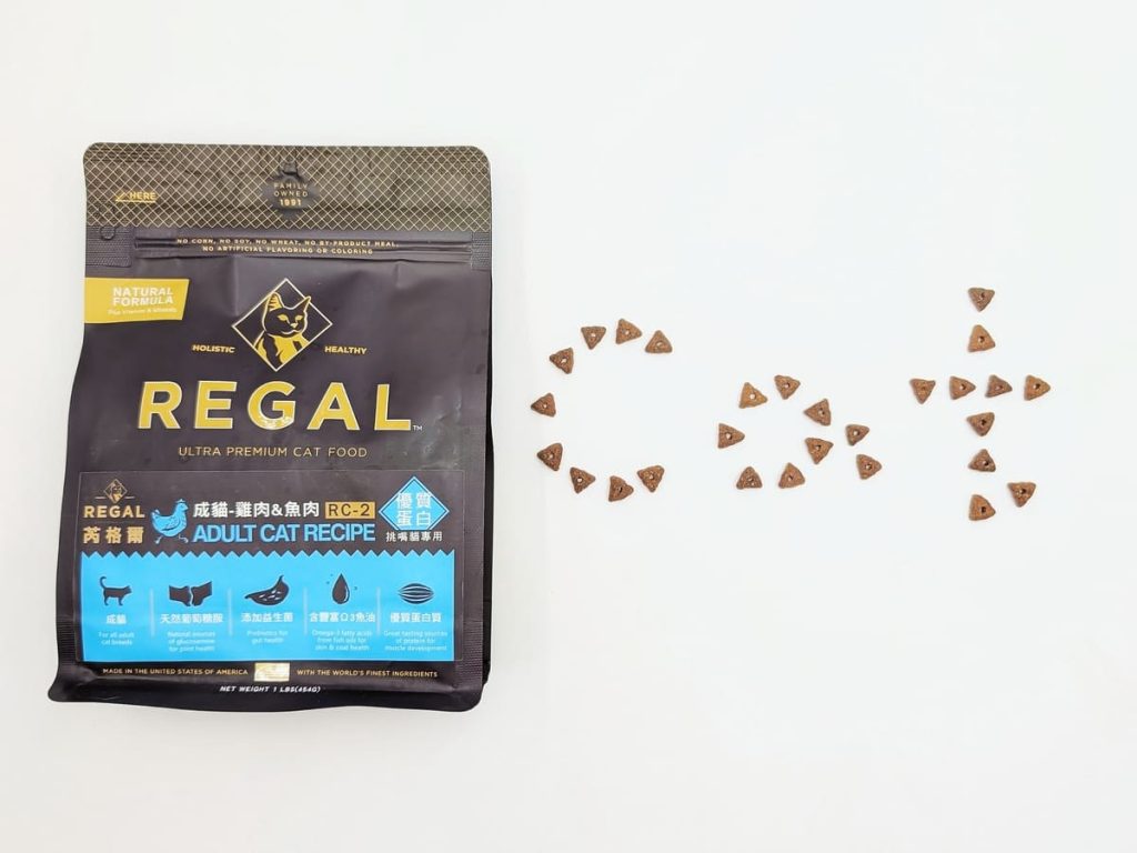機能性貓飼料開箱｜芮格爾 REGAL 天然寵糧 RC2 成貓雞肉&魚肉實測分享｜主打天然、無穀，挑嘴貓無法抗拒的主食貓糧-AG吃貨