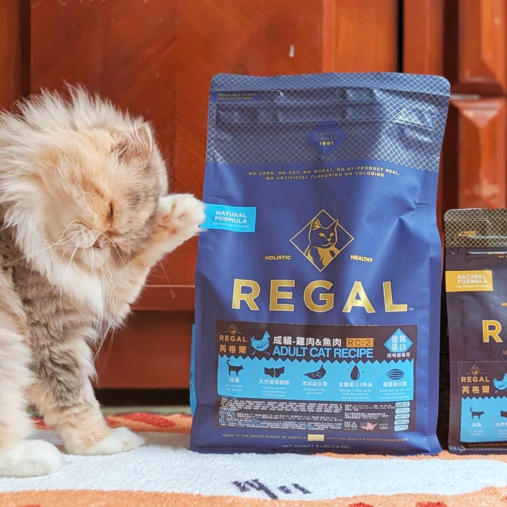 機能性貓飼料開箱｜芮格爾 REGAL 天然寵糧 RC2 成貓雞肉&魚肉實測分享｜主打天然、無穀，挑嘴貓無法抗拒的主食貓糧-AG吃貨