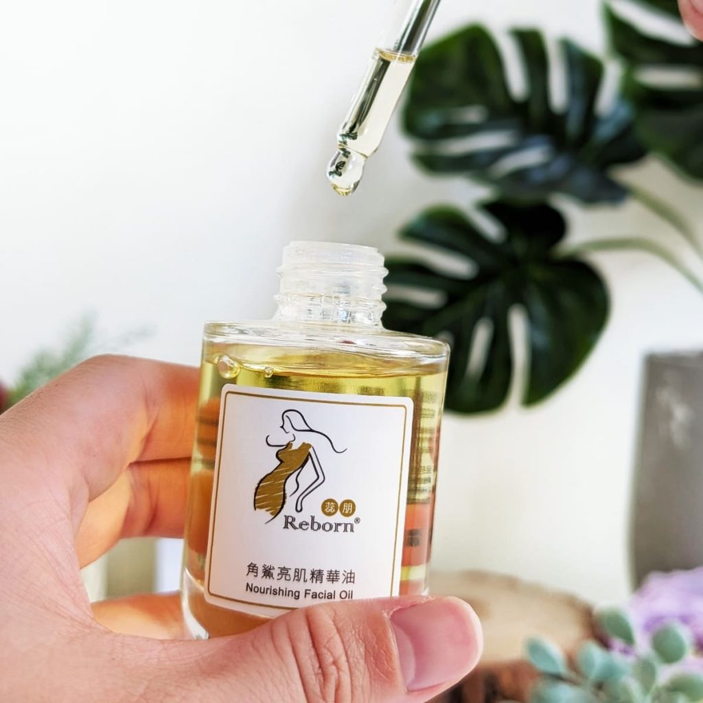臉部保養油分享｜蕊朋Reborn角鯊亮肌精華油開箱｜30+油保養的新革命！木質調香氣的清爽奇蹟-AG吃貨