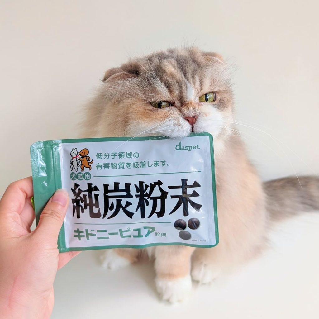 nekohako評價開箱｜挑食貓乖乖吃｜日本Daspet Kidney Pure犬貓腎臟保健碳粉評價分享